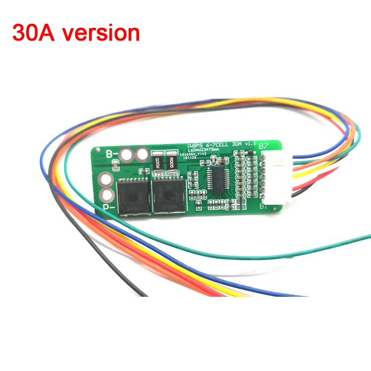 7S 6S 50A 30A Li-ion Lithium Battery Protection Board 60A/90A lipo BMS 18650 cells for car washer electric drill vacuum cleaner