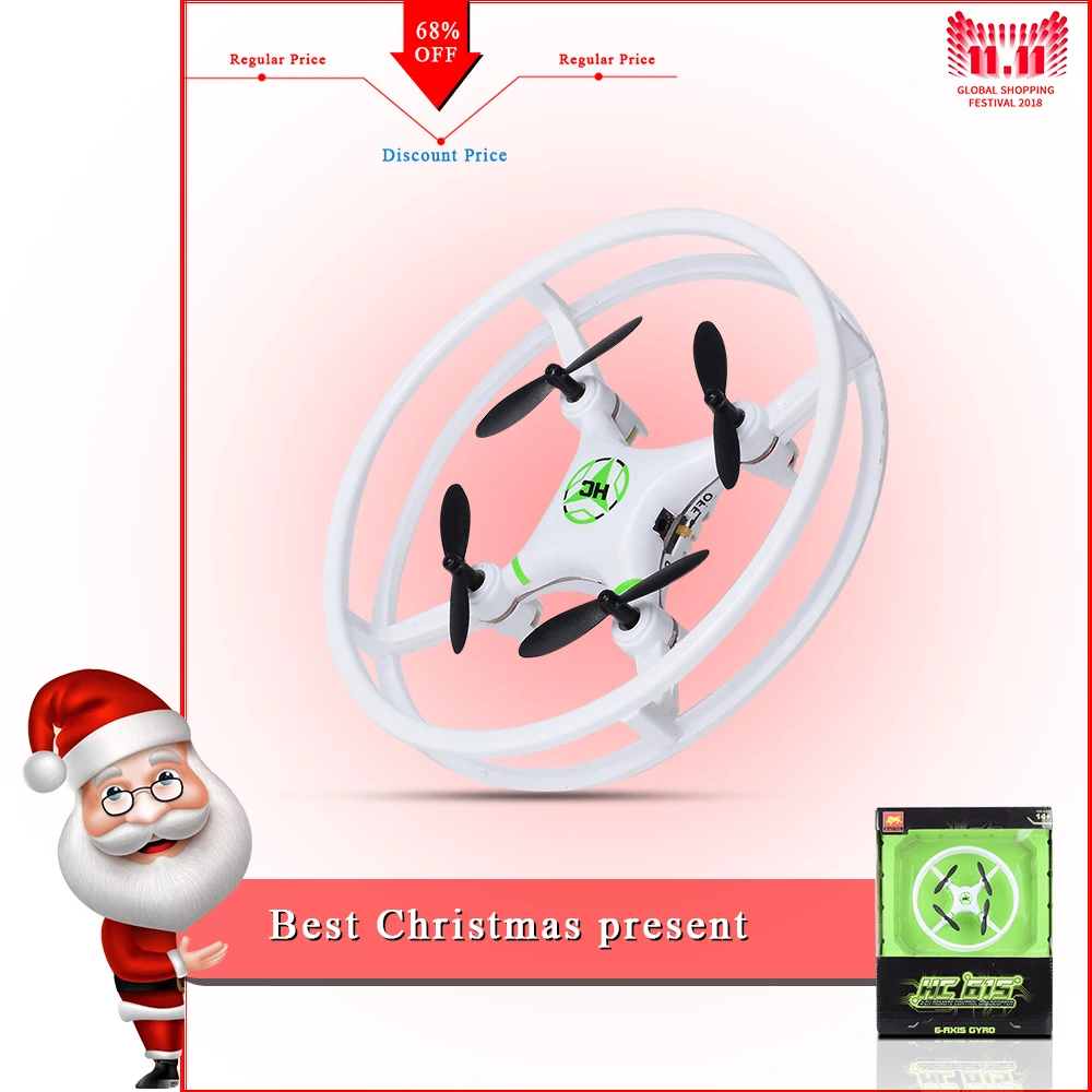 

Mini Drone 2.4GHz Remote Control Shock-resistant Nano Drones RC Quadcopter Helicopter Toys Gift