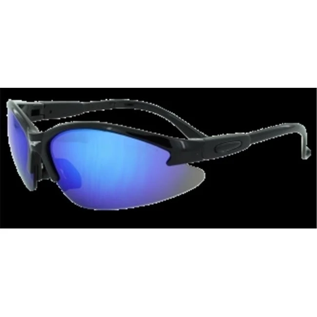 Safety Cougar Safety Glasses With G-Tech Blue Lens Black