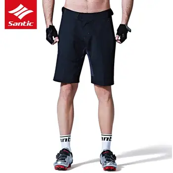

Santic 2019 Cycling shorts Men MTB Riding Bike Bicycle Shorts Breathable Loose Fit For Outdoor Running Bicycle Shorts Ciclismo