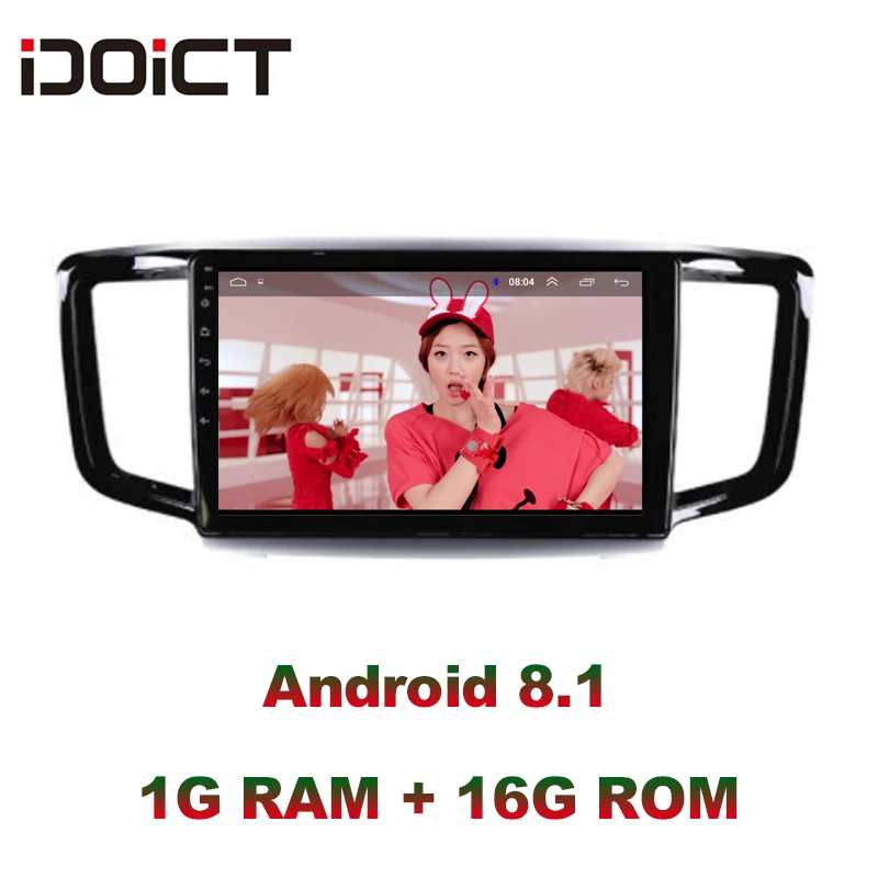 Sale IDOICT Android 8.1 Car DVD Player GPS Navigation Multimedia For Honda Odyssey Radio 2015 2016 2017 car stereo 2