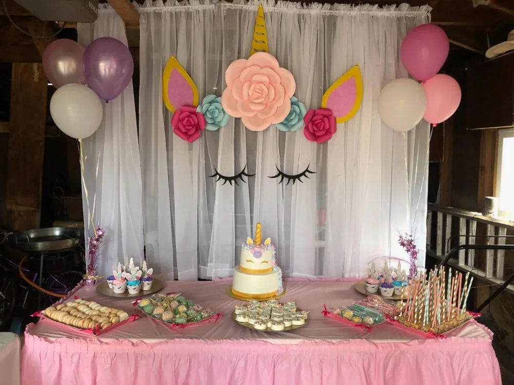 Table Ideas For Unicorn Baby Shower Dessert Table Unicorn Baby