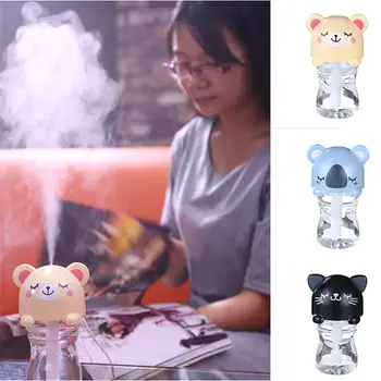 

Car Cartoon Usb Night Light Humidifier Mini Atomizing Air Purifier Creative Home Incense Machine