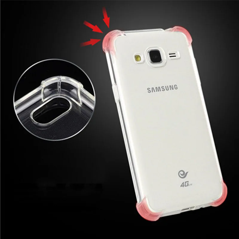 

Anti knock shockproof Soft Cover Transparent TPU Silicone Skin Bag Case For Samsung Galaxy J1 mini prime 2016/V2 J106F J106H/DS