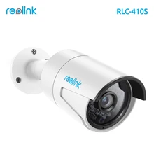 Reolink CCTV Camera SD Card Motion Detection Recording HD 4MP IP PoE Bullet Security Infrared Outdoor Cam RLC-410S