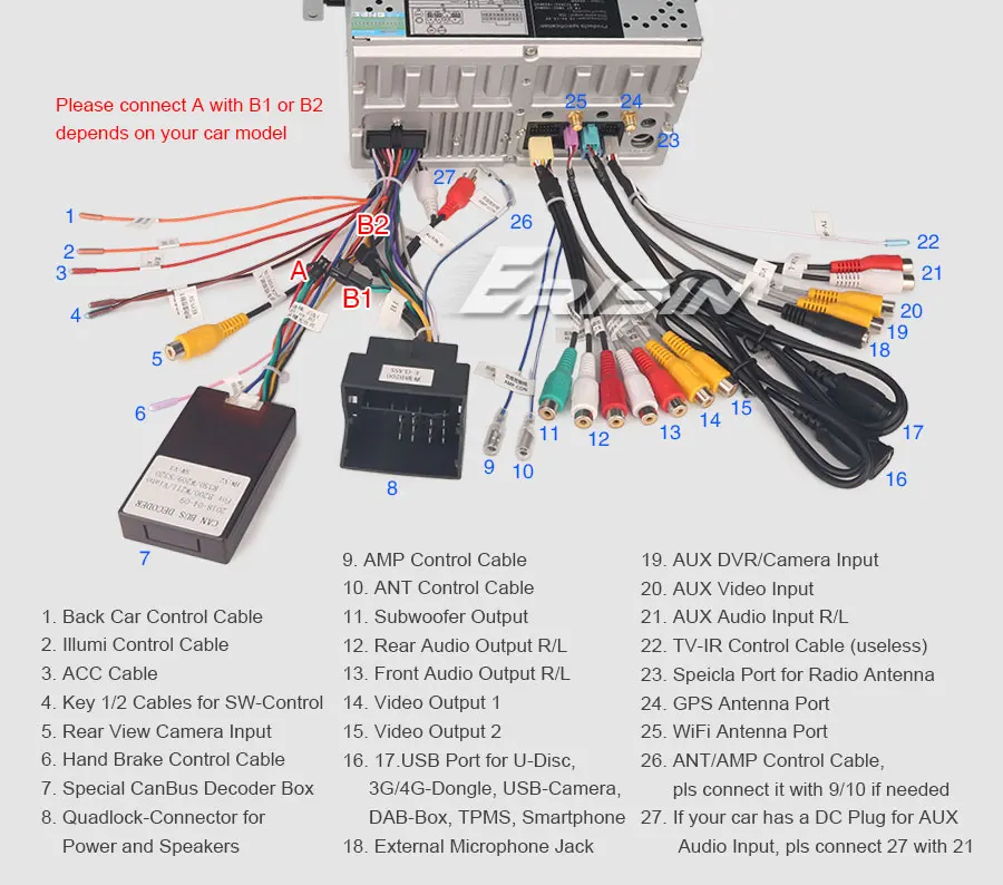 Discount Erisin ES2883C 8" New Android 8.1 Car Radio DAB+ 4G Wifi GPS DVR System for Benz CLK Class W209 W203 22