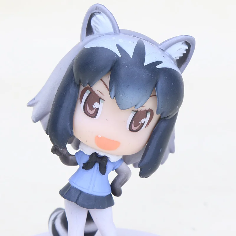 Аниме Kemono Friends Fennec серваль Common кукла енота ПВХ фигурка Коллекционная модель