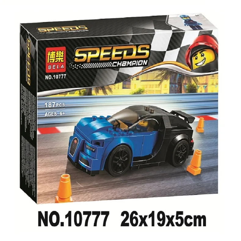 10777 Technic City Супер гонщики скорость чемпионы гоночный автомобиль строительные блоки кирпичи игрушки DIY для детской модели