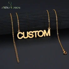 Collier personnalisé en acier inoxydable de qualité supérieure, pendentif de personnalité pour femmes, cadeau d'anniversaire pour amoureux