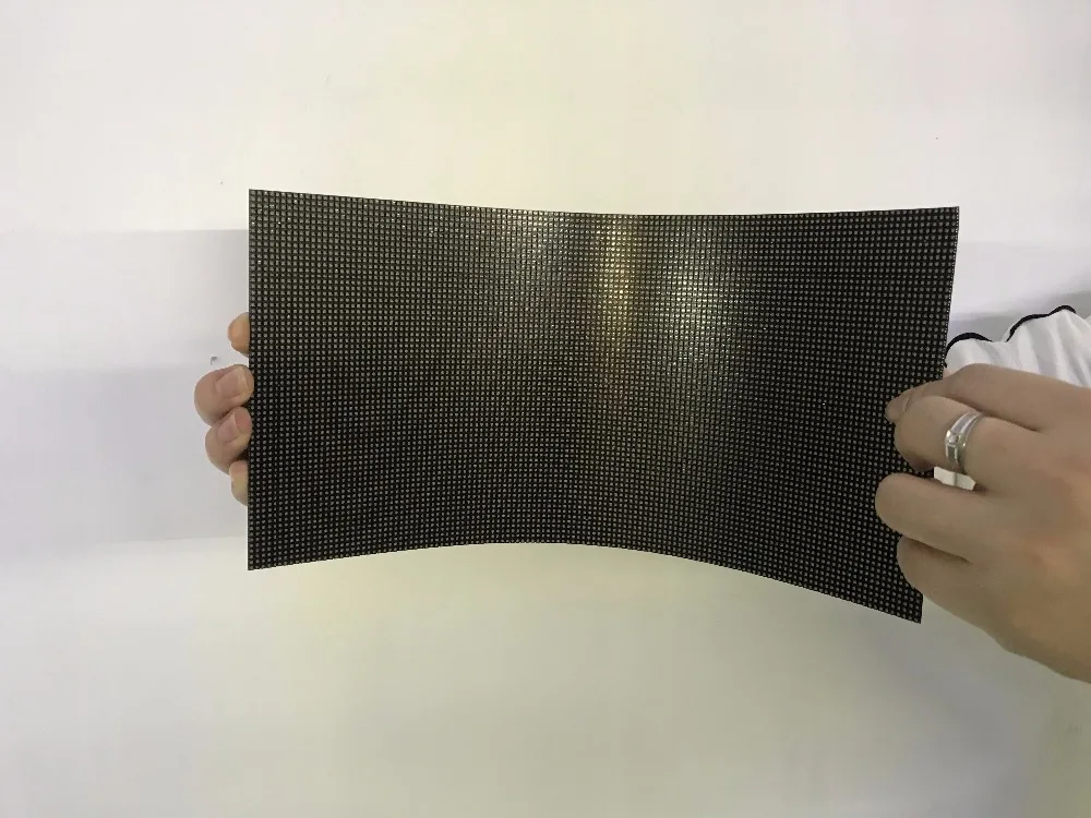 

HD soft led panel P2.5 flexible led module P1.25p2.48p3.91 transparent led screen