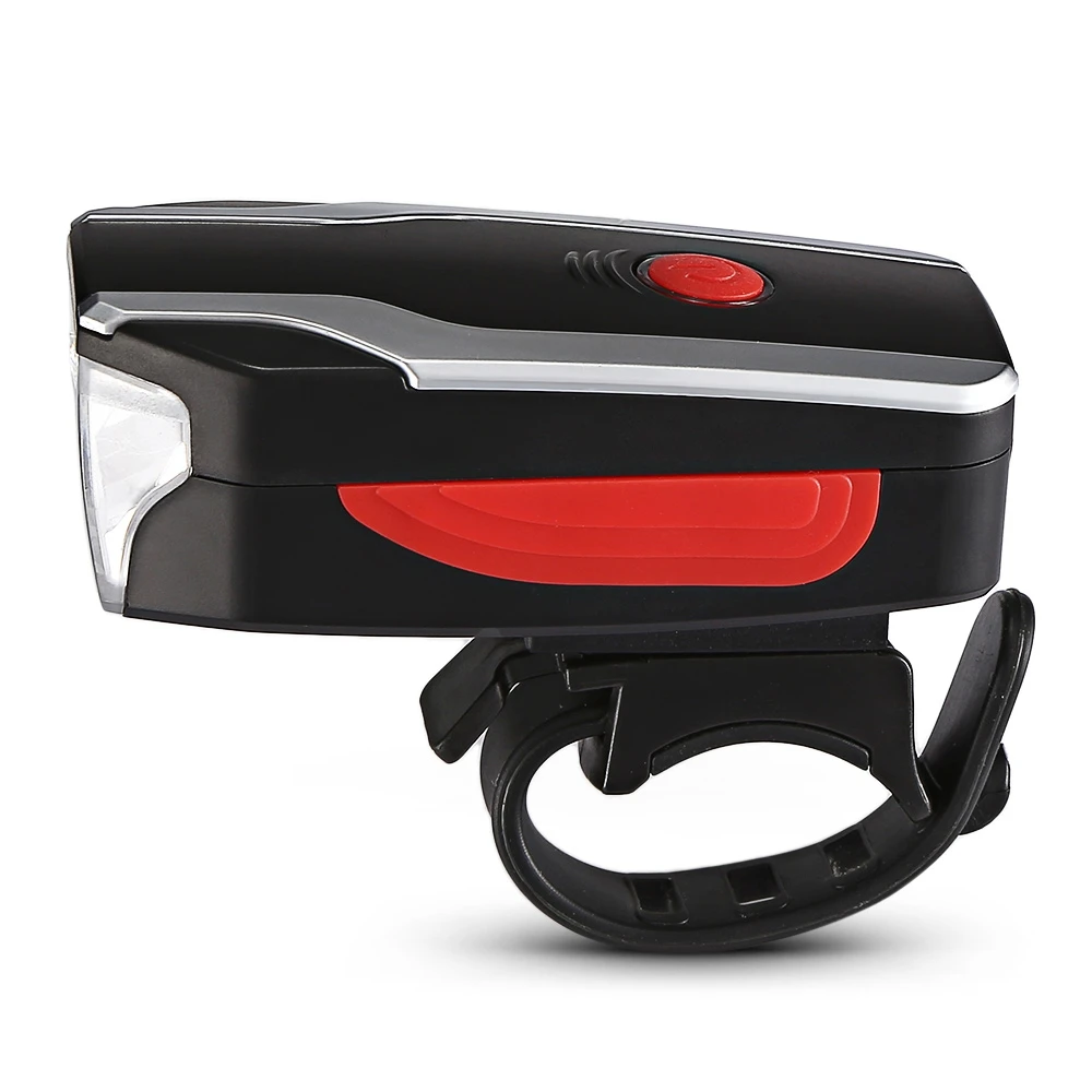 

Bicycle Bell USB Charge Bike Horn Light IPX4 Headlight handlebar Front Light Cycling Ultra Bright Electric 120db Horn Alarm