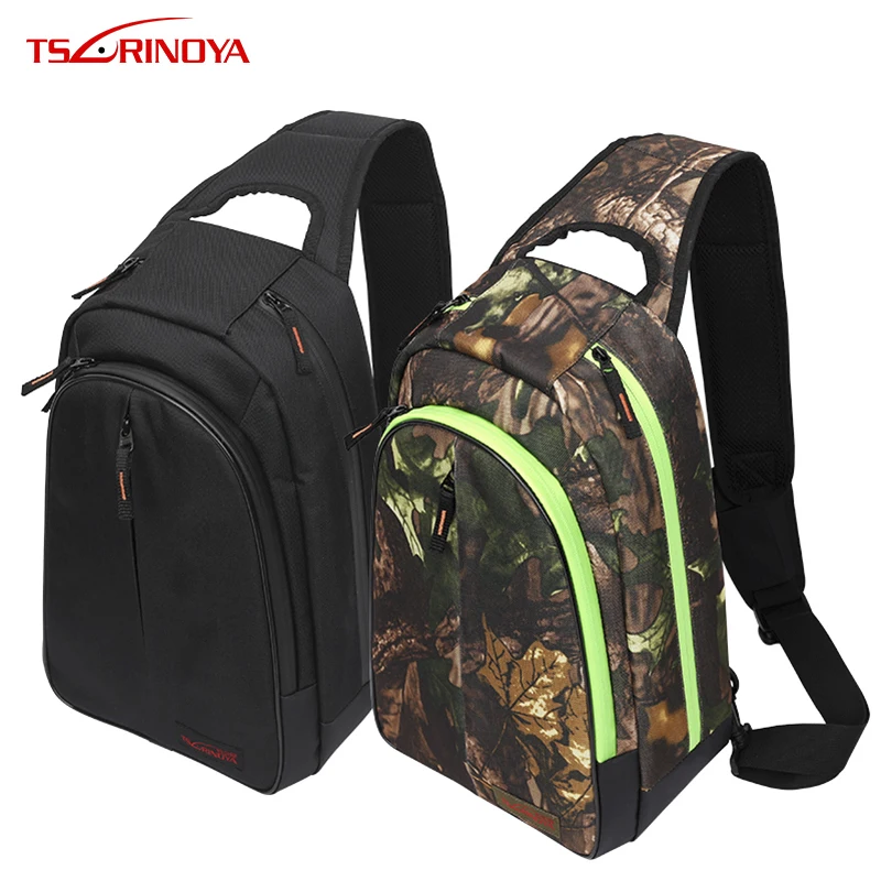 

TSURINOYA E5 37*14*26cm Multi-function Lure bag Messenger waterproof Nylon Shoulder Outdoor Fishing Tackle Chest pack