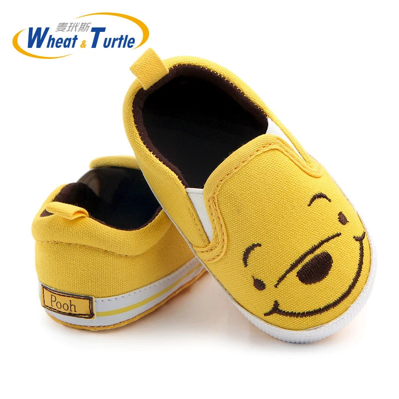 

2023 Mother Kids Baby Shoes First Walkers Cartoon Boy Girls Bebe Toddler Moccasins 0-24M Non-slip Soft Bottom