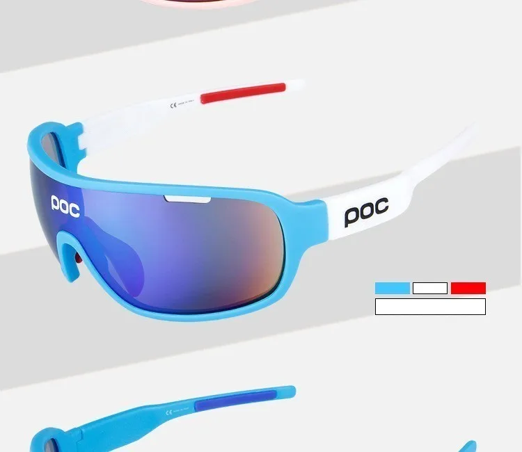 Мужские и женские спортивные очки POC, солнцезащитные очки Oculos Occhiali Ciclismo, солнцезащитные очки для рыбалки