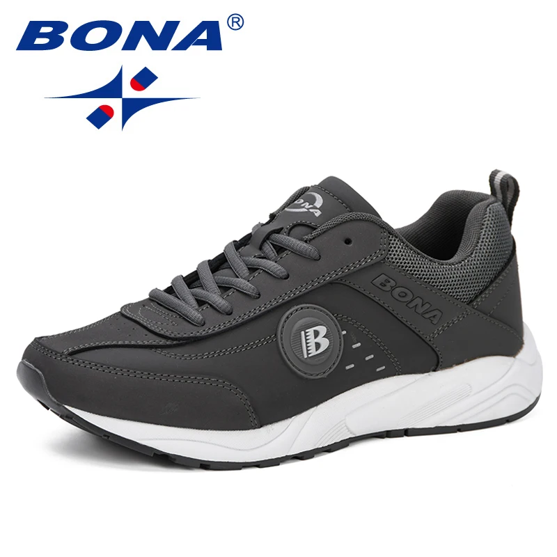 BONA/ Весенняя повседневная обувь; Мужская дышащая обувь; Tenis Masculino; обувь; zapatos hombre Sapatos; Уличная обувь; удобные мужские кроссовки