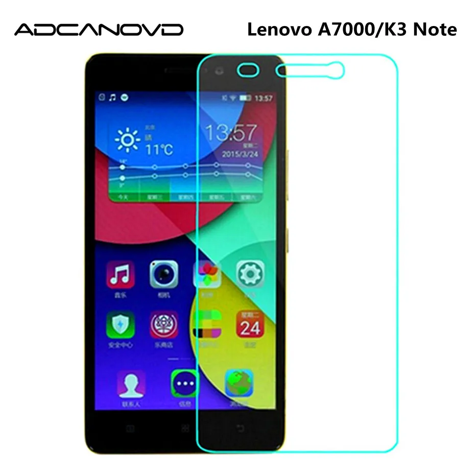 

Tempered Glass For Lenovo A7000 0.26mm 9H Safety Protective Screen Protector Film On K3 Note Dual Sim Plus pelicula de vidro