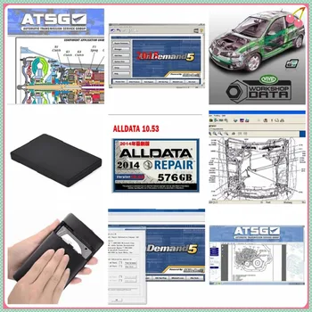 

Alldata v10.53 2020 Hot alldata+Mit/chell 2015Vivid+Elsa+ImmoKiller+tecdoc+EtttTK 24in1TB HDD free shipping auto repair software