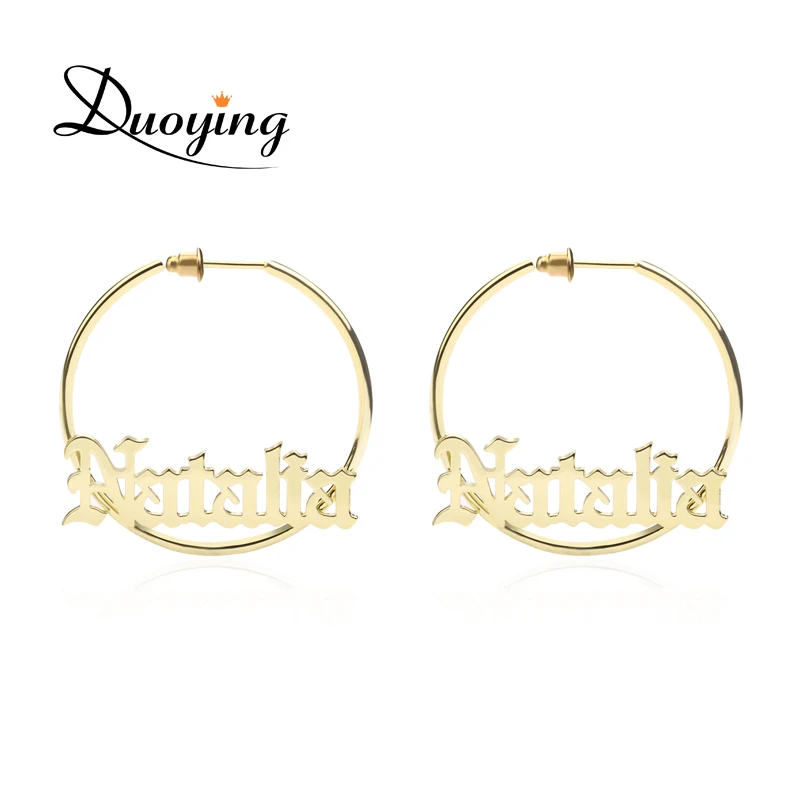 hoop earrings