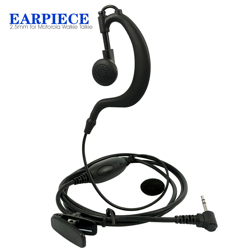 2.5mm Earhook Earpiece for Motorola Walkie Talkie 0
