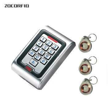 

Newest Waterproof metal shell outdoor access controller for password or RFID 125KHZ+ 10 pcs cards