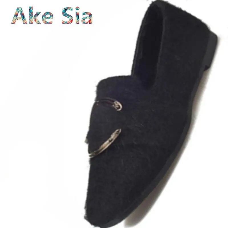

0 Pointed single shoes female 2018 new shoes shallow Kok Fu shoes Korean version of the flat wild lazy people Peas shoes