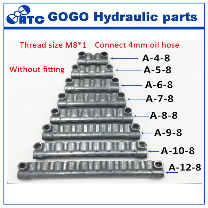 

A type oil circuit distributor distributor sub block M8*1 resistance lubricating oil way machine tool accessories