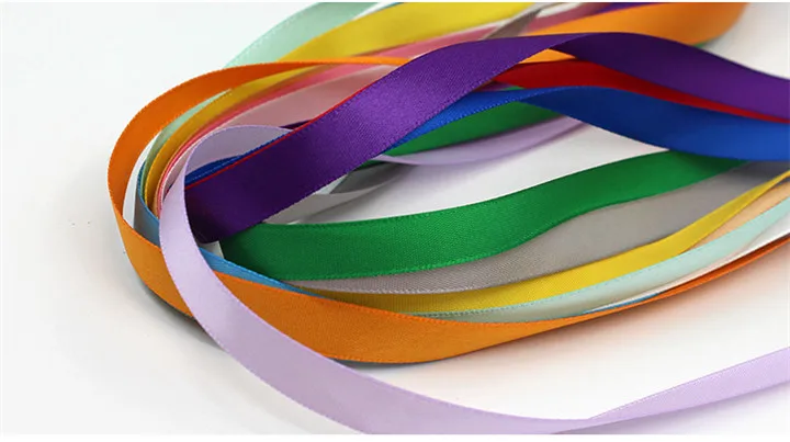 5  100Yardx1cm Ribbon Wedding Decoration Birthday Party Supplie Make Bows Gift Flowers Balloon Satin Ribbon Handmade Diy Ribbon Fabric