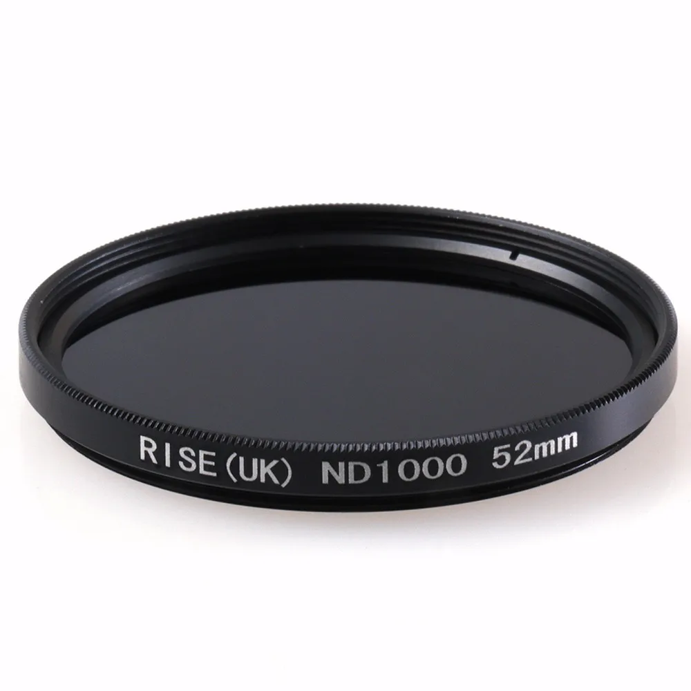 RISE(UK) 52 мм ND1000 Оптический Тонкий фильтр нейтральной плотности ND 1000 для объектива SLR DSLR