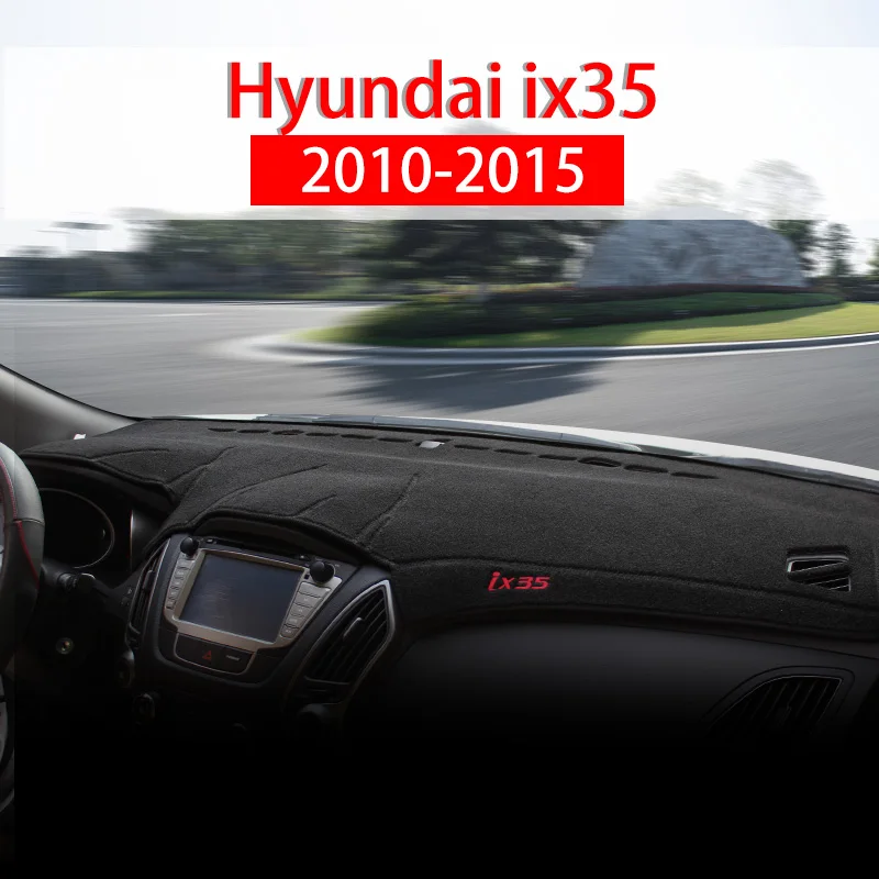 1 шт. для hyundai IX35 2010 2011 2012 2013 Автомобильная центральная консоль на приборной панели Крышка Тире коврик протектор солнцезащитный аксессуары