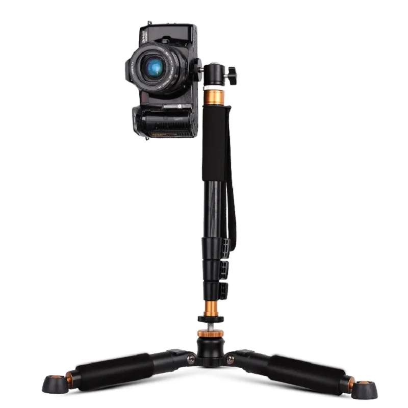 

Aluminum fashionable camera tripod ,camera monopod with head and phone holder can use as selfie stick