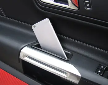 

For Ford Mustang 2015 2016 2017 Interior Side Door Storage Box Holder 2pcs