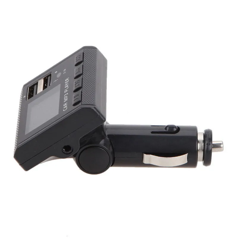 8 In1 Car Music MP3 Player FM Transmitter Modulator Dual USB Charging SD MMC Remote Car FM Transmitter 40MR2702