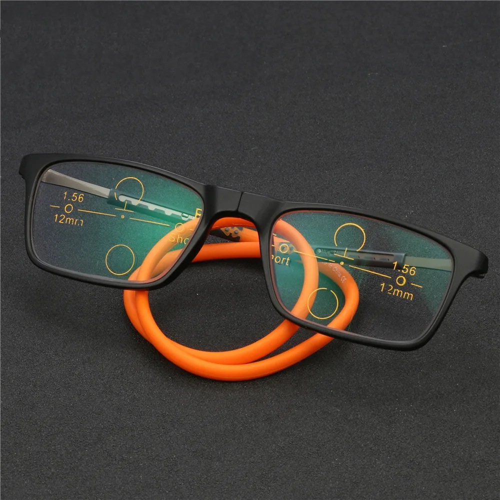 

New Upgraded Magnet Reading Glasses Smart Progressive Multifocal Reading Glasses Rubber Fold Glasses Frame Near And Far Eyewear