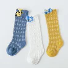 3 Pairs/Lot Summer Children Socks Cotton Animal Cartoon Breathable High Tube Mesh Socks for Children Boys Girls 0-3 Years 3 Pairs/Lot Summer Children Socks Cotton Animal Cartoon Breathable High Tube Mesh Socks for Children Boys Girls 0-3 Years