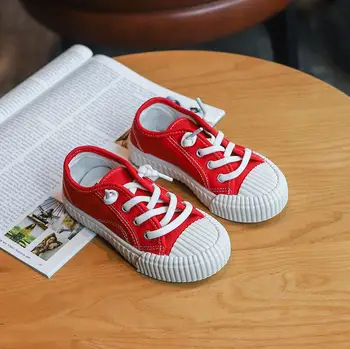 

Kids Canvas Shoes New Spring Autumn Sports Children Shoes Breathable Casual Students Sneakers Boys Girls Shoes