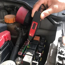 Caneta 5-36v do teste do verificador da tensão da indicação digital da multi-função do lápis do teste de digitas do carro para o caminhão da motocicleta do reboque do barco do carro rv