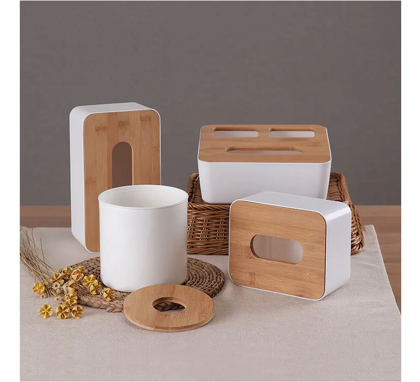 Домашний кухонный деревянный пластиковый ящик для салфеток, твердый деревянный держатель салфеток чехол, простой стильный автомобильный бокс, держатель для салфеток