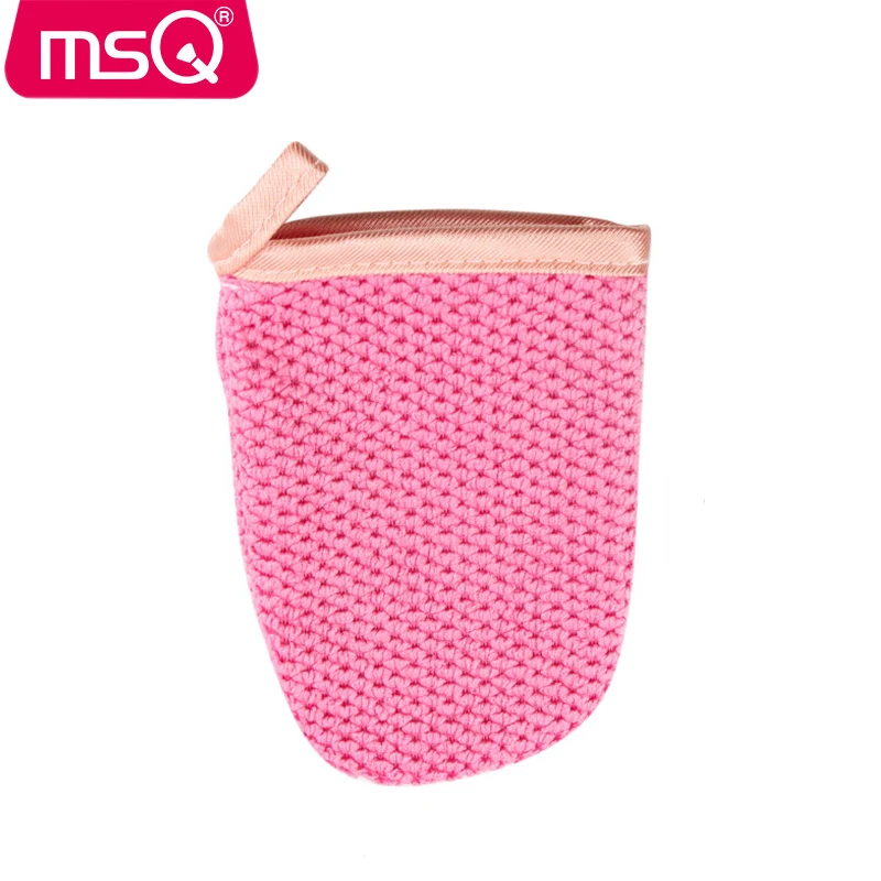 MSQ2Pcs перчатка для снятия макияжа портативное полотенце для снятия макияжа многоразовое полотенце из микрофибры для лица Косметическая пуховка для ухода за лицом инструменты для макияжа