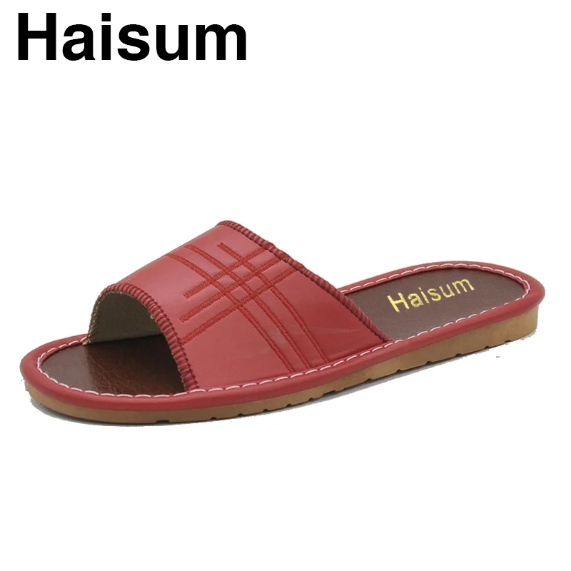 

Women's Slippers Spring PU Home Indoor Non-slip Slippers 2018 New Hot 12 F-02