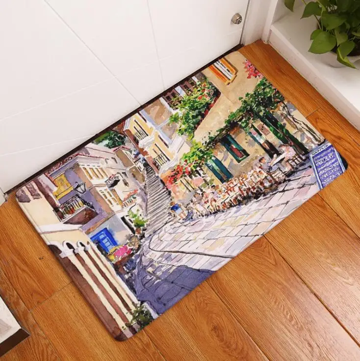 Винтажный коврик для ванной домашняя отделка кухни комнаты 40x60 см|outdoor doormat|floor