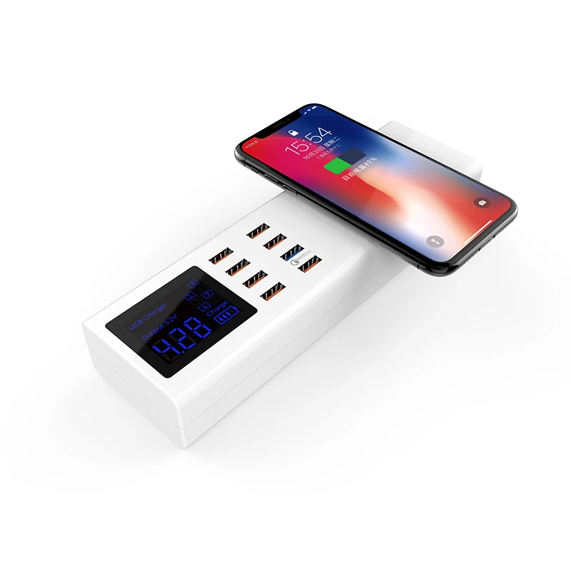 

Doolike Digital Display Charging Current Multi-port Smart ChargerAlso comes with a dedicated wireless charger for mobile phones
