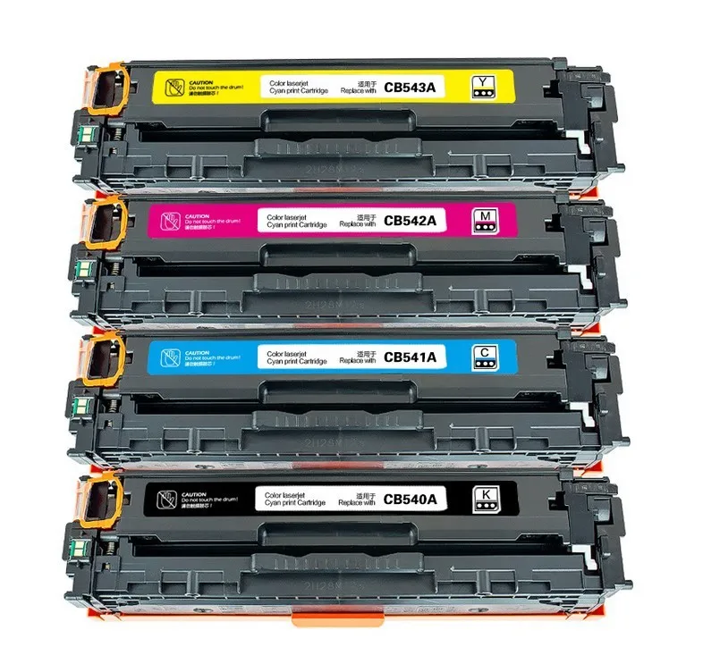 3 PK 125A CB541A CB542A CB543A Color Toner CMY Set For HP Laserjet CM1312 CP1215