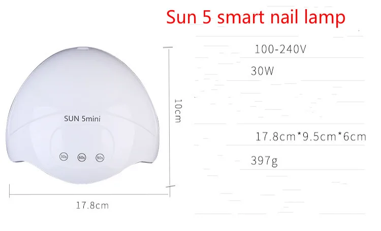 24/30 Вт УФ светодиодный светильник Сушилка для ногтей светодиодный s УФ лампа для ногтей, отверждающая УФ-гель для ногтей 3 вида стилей лампа для ногтей