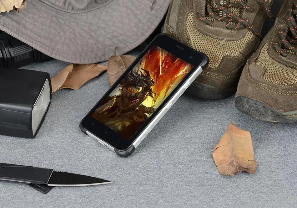 Jeasung D6 прочный Восьмиядерный Android 6 0 телефон смартфон 4 + 64 ГБ водонепроницаемый