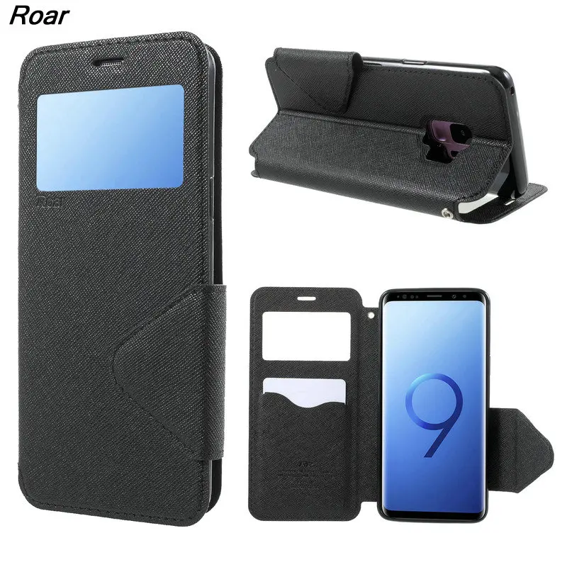 For Samsung Galaxy S9 Case ROAR KOREA View Window Leather