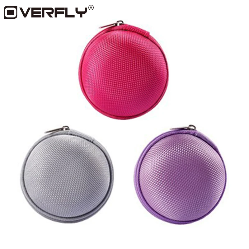 

Overfly Earphone Headset Zipper Case Phone Cable Data Line Storage Charger Earphone Bag Portable Data Cable Storage Box