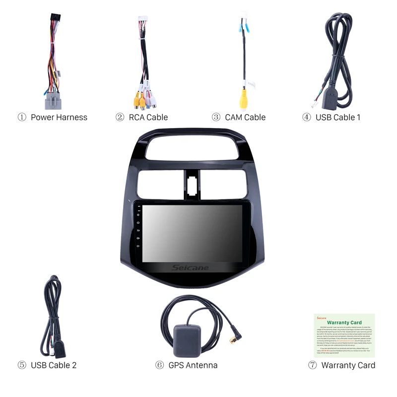 Clearance Seicane 9 Inch 2 Din 8- Core Android 8.1 Car Radio For 2011 2012 2013 2014 Chevrolet DAEWOO Bluetooth Wifi RDS Multimedia Player 3