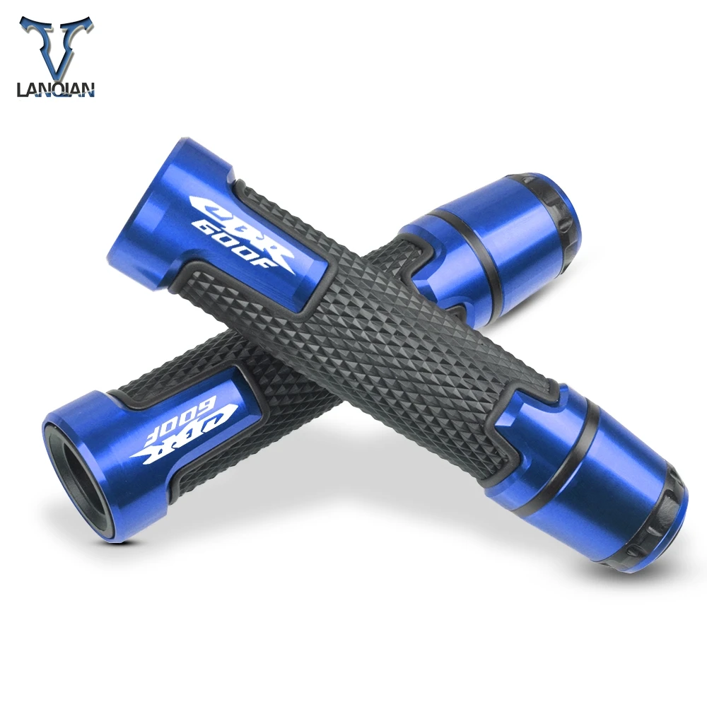 

7/8'' Motorcycle Aluminum Plastic Handle Grips With Logo For HONDA CBR600F CBR 600F 1991 1992 1993 1994 1995-2007 2011 2012 2013