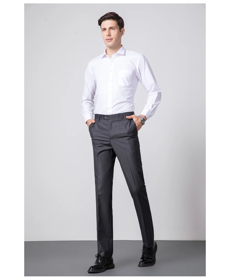 LENSTID мужские строгие брюки лето для мужчин платье брюки для девочек прямые бизнес офисные s деловые штаны Большой размеры классическ