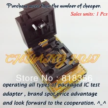 SA245A Programmer Adapter for Xeltek Programmer Adapter QFP44-DIP44/PQFP44/FPQ44 Test Socket Pitch:0.8mm Size:10x10mm/12x12mm